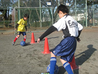 サッカー教室の様子